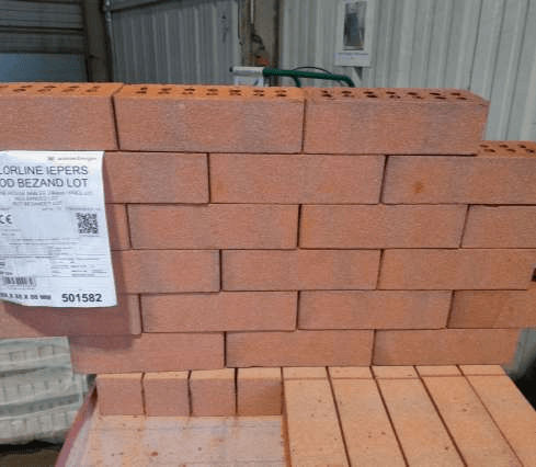 290x90x90 IEPERS ROOD BEZAND LOT